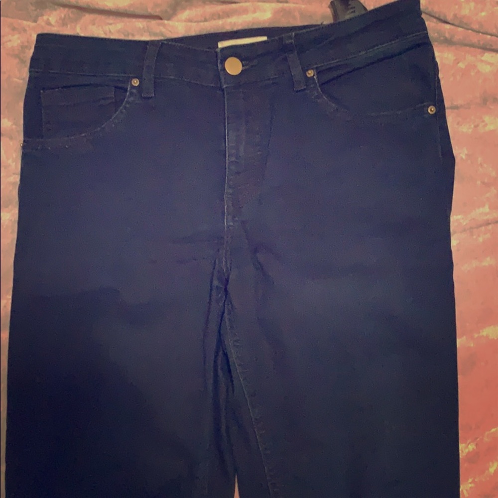 Dark blue jeans